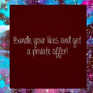 Bundle is 2 OR MORE items. Thanks!